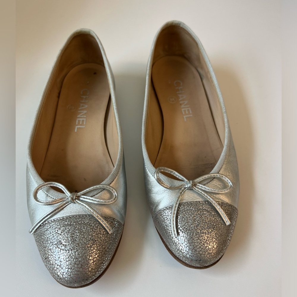 Chanel Ballet Flats. Great Condition. Size 37=7